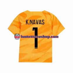 Miehet Paris Saint-Germain Maalivahdin K.NAVAS 1 2023-2024 Lyhythihainen Fanipaita ,Vieras