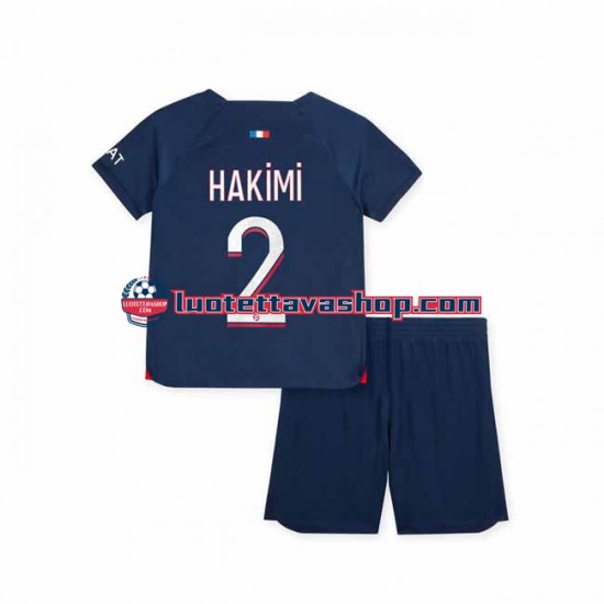 Lapset Paris Saint-Germain Hakimi 2 2023-2024 Lyhythihainen Fanipaita ,Koti