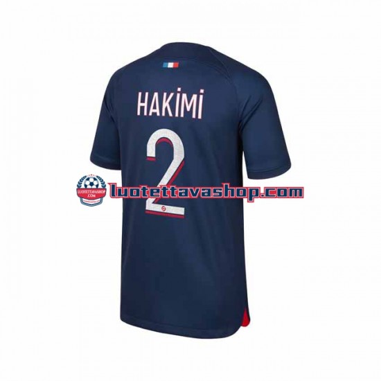 Miehet Paris Saint-Germain Hakimi 2 2023-2024 Lyhythihainen Fanipaita ,Koti