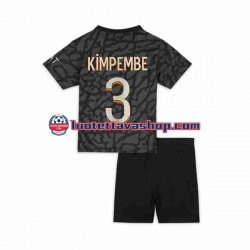 Lapset Paris Saint-Germain Kimpembe 3 2023-2024 Lyhythihainen Fanipaita ,Kolmas