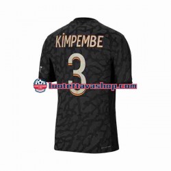 Miehet Paris Saint-Germain Kimpembe 3 2023-2024 Lyhythihainen Fanipaita ,Kolmas