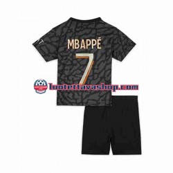 Lapset Paris Saint-Germain Kylian Mbappe 7 2023-2024 Lyhythihainen Fanipaita ,Kolmas