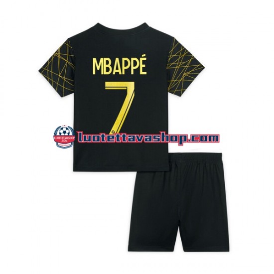Lapset Paris Saint-Germain Mbappe 7 2022-2023 Lyhythihainen Fanipaita ,Neljäs
