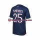 Miehet Paris Saint-Germain N.Mendes 25 2023-2024 Lyhythihainen Fanipaita ,Koti