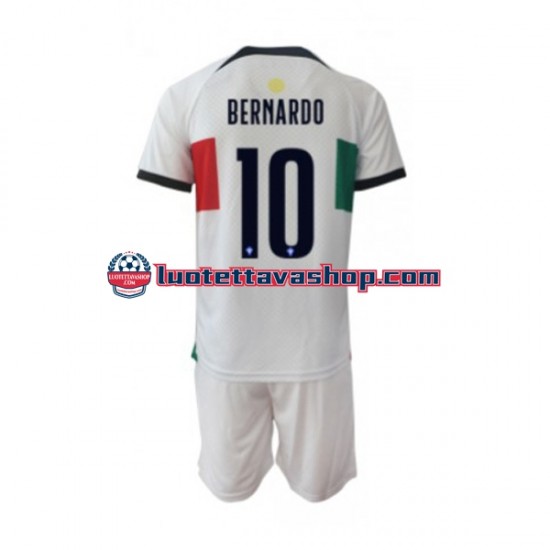 Lapset Portugali Bernardo 10 World Cup 2022 Lyhythihainen Fanipaita ,Vieras