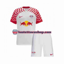 Lapset RB Leipzig 2023-2024 Lyhythihainen Fanipaita ,Koti