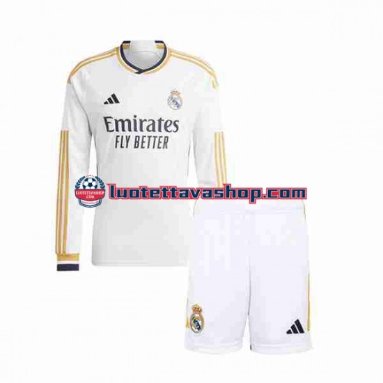Lapset Real Madrid 2023-2024 Pitkähihainen Fanipaita ,Koti