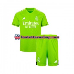 Lapset Real Madrid Maalivahdin 2023-2024 Lyhythihainen Fanipaita ,Koti