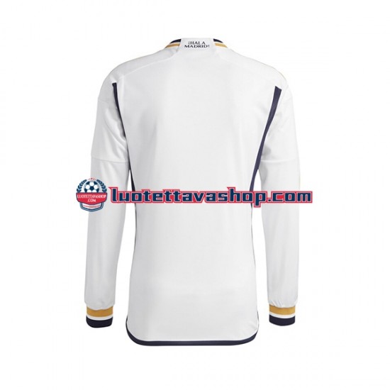 Miehet Real Madrid 2023-2024 Pitkähihainen Fanipaita ,Koti