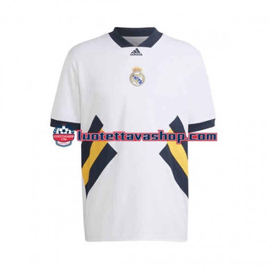 Miehet Real Madrid Icon Retro 2022-2023 Lyhythihainen Fanipaita ,Koti