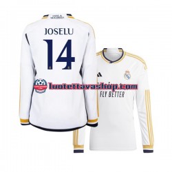 Miehet Real Madrid JOSELU 14 2023-2024 Pitkähihainen Fanipaita ,Koti