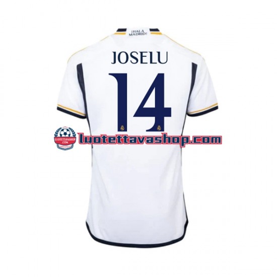 Miehet Real Madrid JOSELU 14 2023-2024 Lyhythihainen Fanipaita ,Koti