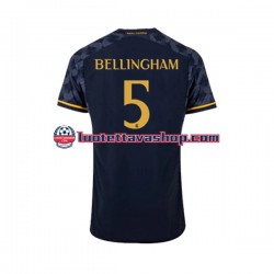 Miehet Real Madrid Jude Bellingham 5 2023-2024 Lyhythihainen Fanipaita ,Vieras