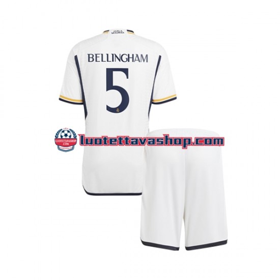 Lapset Real Madrid Jude Bellingham 5 2023-2024 Lyhythihainen Fanipaita ,Koti