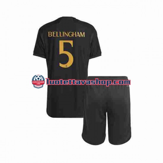 Lapset Real Madrid Jude Bellingham 5 2023-2024 Lyhythihainen Fanipaita ,Kolmas