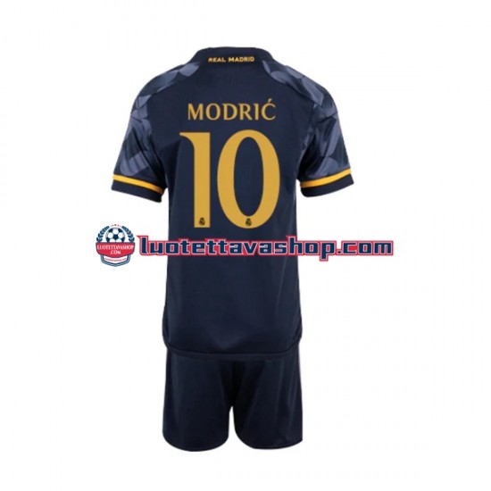 Lapset Real Madrid Modric 10 2023-2024 Lyhythihainen Fanipaita ,Vieras