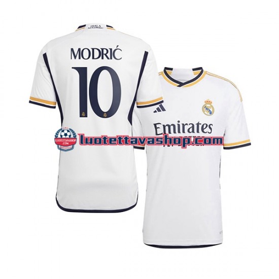 Miehet Real Madrid Modric 10 2023-2024 Lyhythihainen Fanipaita ,Koti