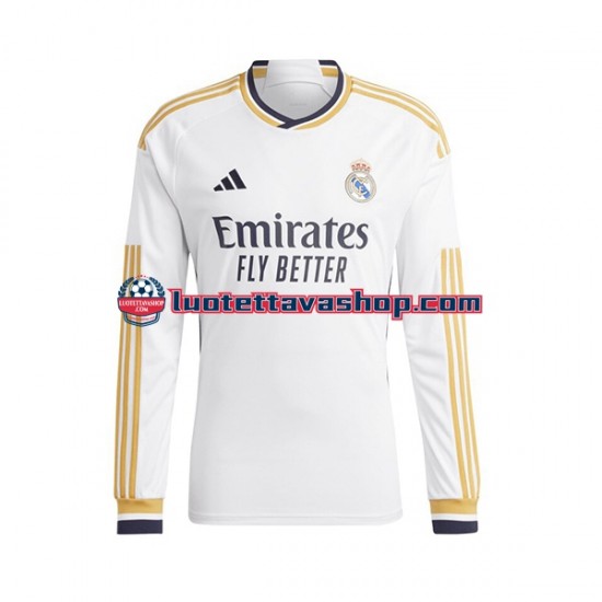 Lapset Real Madrid Vinicius Junior 7 2023-2024 Pitkähihainen Fanipaita ,Koti