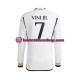 Miehet Real Madrid Vinicius Junior 7 2023-2024 Pitkähihainen Fanipaita ,Koti