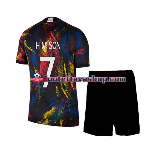 Lapset Etelä-Korea Son Heung-min 7 World Cup 2022 Lyhythihainen Fanipaita ,Vieras