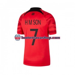 Miehet Etelä-Korea Son Heung-min 7 World Cup 2022 Lyhythihainen Fanipaita ,Koti