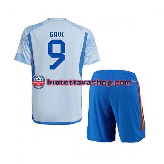 Lapset Espanja Gavi 9 World Cup 2022 Lyhythihainen Fanipaita ,Vieras