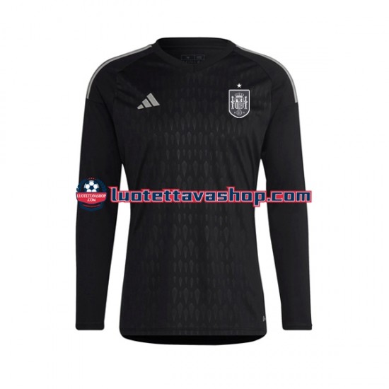 Miehet Espanja Maalivahdin 2022 Pitkähihainen Fanipaita ,Koti