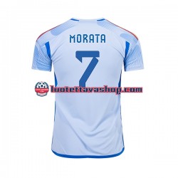 Miehet Espanja MORATA 7 World Cup 2022 Lyhythihainen Fanipaita ,Vieras