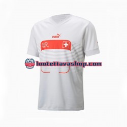 Miehet Sveitsi World Cup 2022 Lyhythihainen Fanipaita ,Vieras