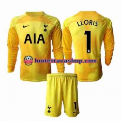 Lapset Tottenham Hotspur Maalivahdin Hugo Lloris 1 2022-2023 Pitkähihainen Fanipaita ,Koti