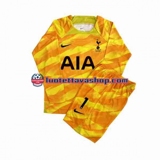Lapset Tottenham Hotspur Maalivahdin Hugo 2023-2024 Oranssi Pitkähihainen Fanipaita ,Vieras