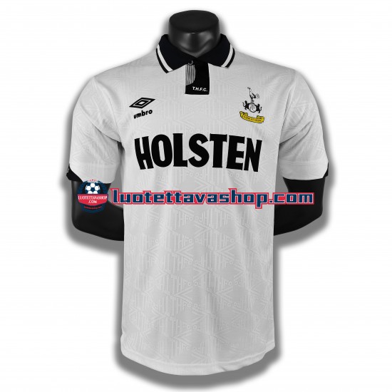 Miehet Tottenham Hotspur Retro 1990 Lyhythihainen Fanipaita ,Koti