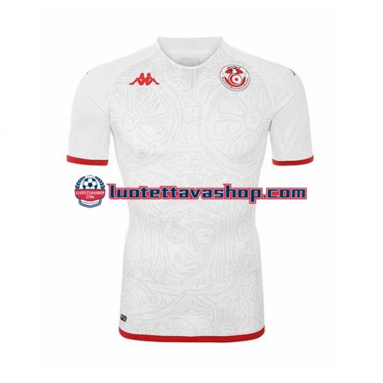 Miehet Tunisia World Cup 2022 Lyhythihainen Fanipaita ,Vieras