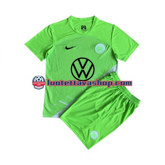 Lapset VfL Wolfsburg 2023-2024 Lyhythihainen Fanipaita ,Koti