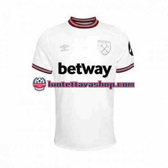 Miehet West Ham United 2023-2024 Lyhythihainen Fanipaita ,Vieras