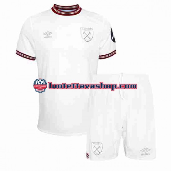 Lapset West Ham United 2023-2024 Lyhythihainen Fanipaita ,Vieras