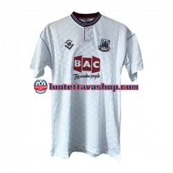 Miehet West Ham United Retro 1989-1990 Lyhythihainen Fanipaita ,Vieras