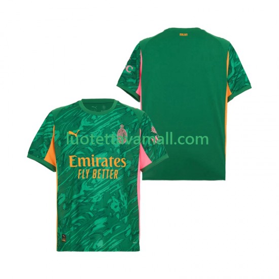 Miehet AC Milan Maalivahdin 2025-2026 Lyhythihainen Fanipaita ,Vieras