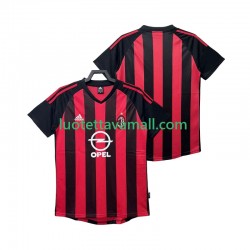 Miehet AC Milan Retro 2002 2003 Lyhythihainen Fanipaita ,Koti