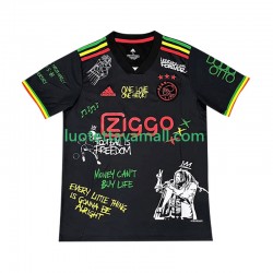 Miehet AFC Ajax Bob Marley Special 2025-2026 Musta Lyhythihainen Fanipaita ,Koti