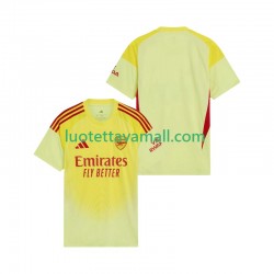 Miehet Arsenal Maalivahdin 2025-2026 Lyhythihainen Fanipaita ,Koti