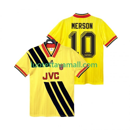 Miehet Arsenal MERSON 10 Retro 1993 1994 Lyhythihainen Fanipaita ,Vieras