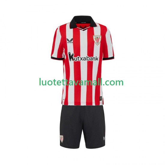 Lapset Athletic Bilbao 2025-2026 Lyhythihainen Fanipaita ,Koti