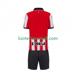 Lapset Athletic Bilbao 2025-2026 Lyhythihainen Fanipaita ,Koti