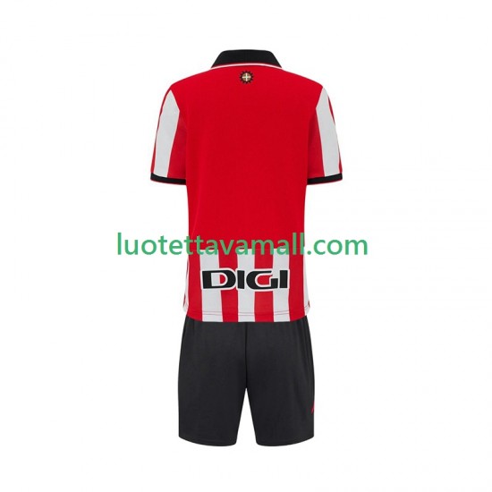 Lapset Athletic Bilbao 2025-2026 Lyhythihainen Fanipaita ,Koti