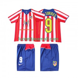 Lapset Atlético Madrid F TORRES 9 Retro 2004 2005 Lyhythihainen Fanipaita ,Koti