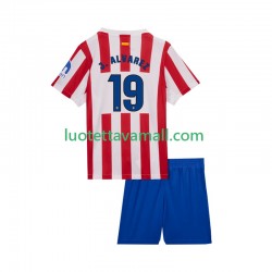 Lapset Atlético Madrid Julian Alvarez 19 2025-2026 Lyhythihainen Fanipaita ,Koti