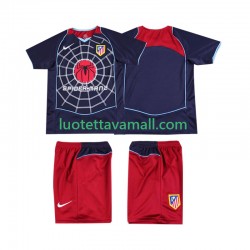 Lapset Atlético Madrid Retro 2004 2005 Lyhythihainen Fanipaita ,Vieras