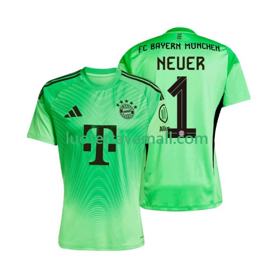 Miehet FC Bayern München Maalivahdin Manuel Neuer 1 2025-2026 Lyhythihainen Fanipaita ,Koti