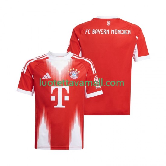 Miehet FC Bayern München 2025-2026 Lyhythihainen Fanipaita ,Koti